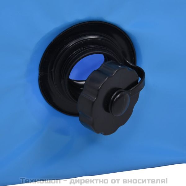 Сгъваем басейн за кучета, син, 80x20 см, PVC