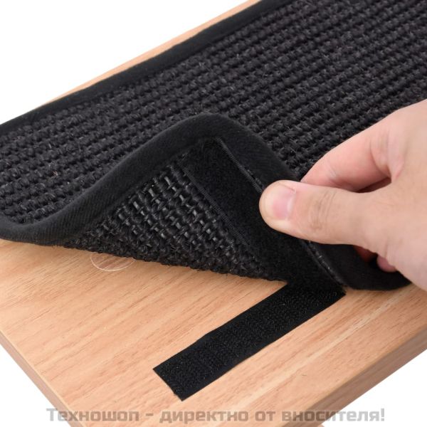 Котешко дърво със сизалени стълбове, подложка, 123 см