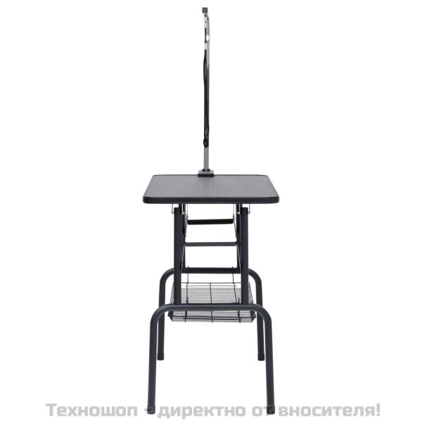 Регулируема маса за груминг на кучета с 1 каишка и кошница