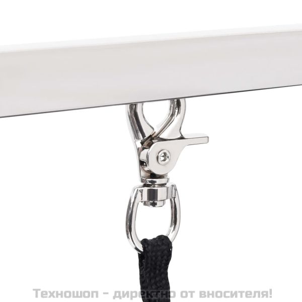 Регулируема маса за груминг на кучета с 2 каишки и кошница