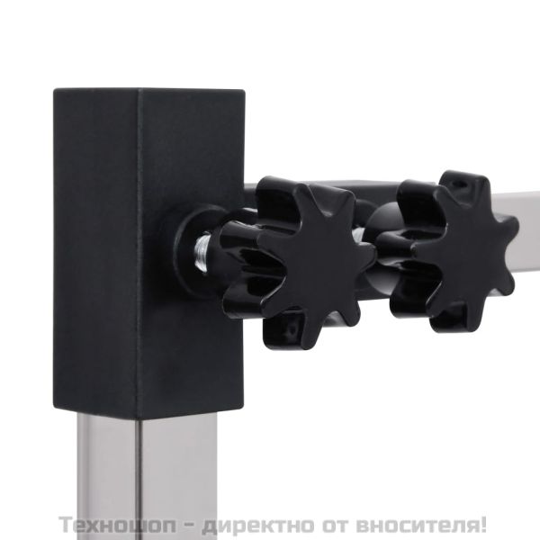 Регулируема маса за груминг на кучета с 2 каишки и кошница