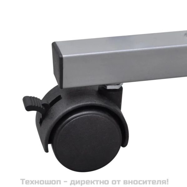 Бюро за компютър с изтеглящ плот за клавиатура, кафяво