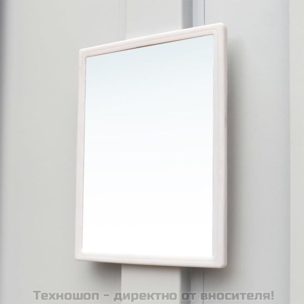 Заключващ се шкаф с 9 отделения, стомана, 90x45x180 см, сив