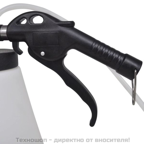 Помпа за обезвъздушаване на спирачна система със съд за течност