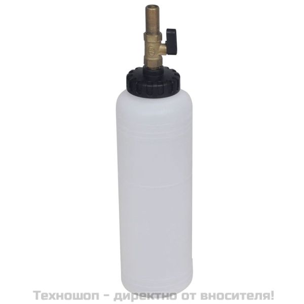 Помпа за обезвъздушаване на спирачна система със съд за течност