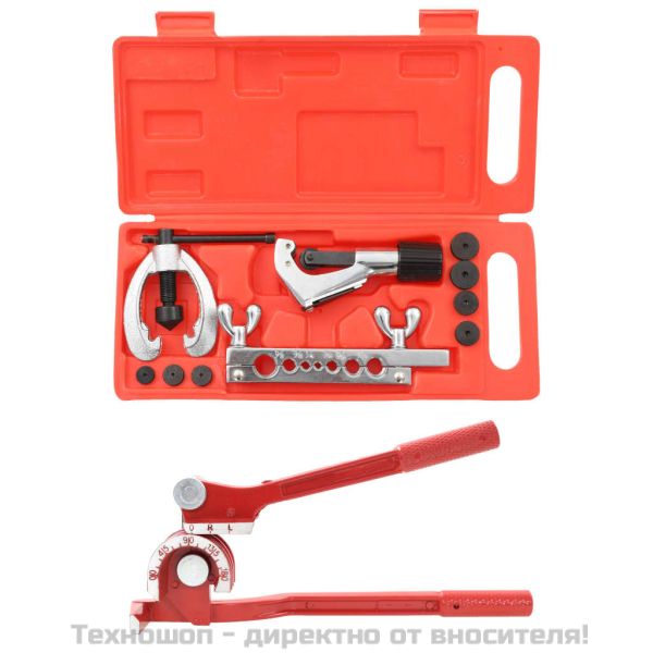 Комплект инструменти за валцоване, рязане и огъване на тръби