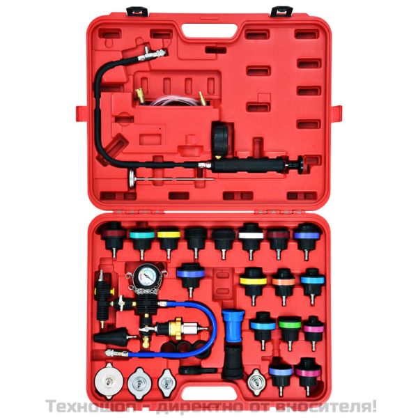 Тестер за налягането в охладителната система от 28 части