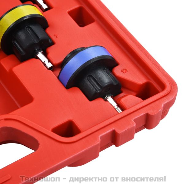 Тестер за налягането в охладителната система от 14 части