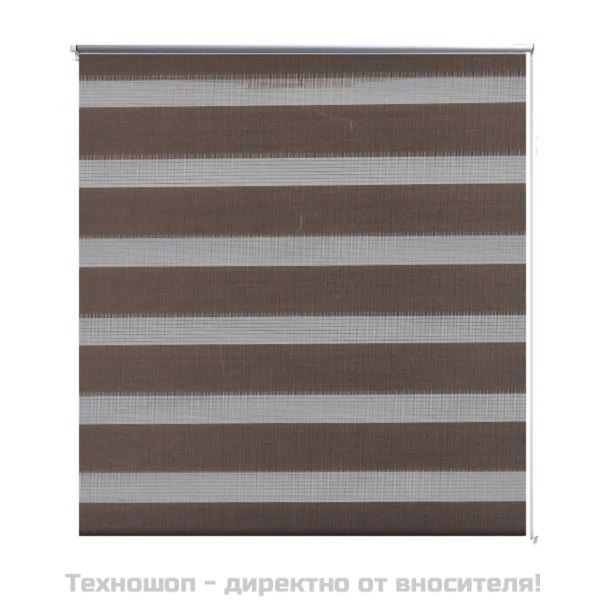Щора "Зебра" 80 х 150 см, цвят кафе
