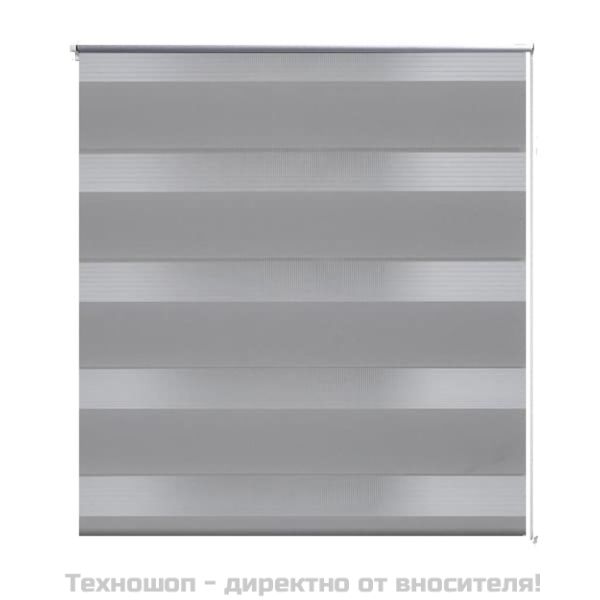 Щора "Зебра" 120 х 230 см, цвят сив