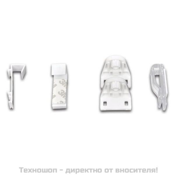 Щора "Зебра" 140 х 175 см, цвят бял