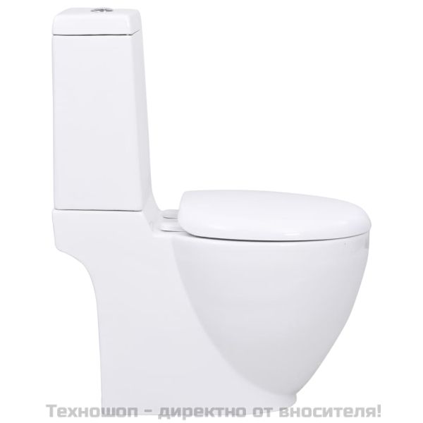 Керамична тоалетна задно оттичане бяла