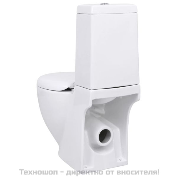 Керамична тоалетна задно оттичане бяла