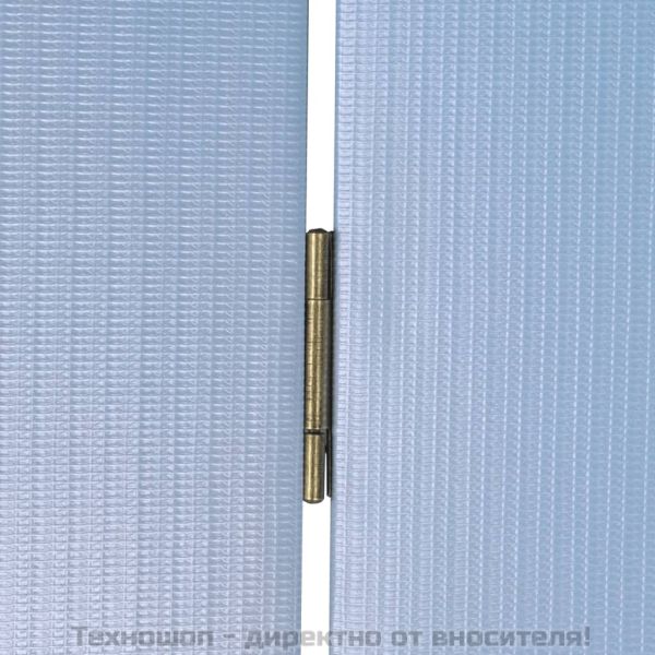 Сгъваем параван за стая, 217x170 см, плаж