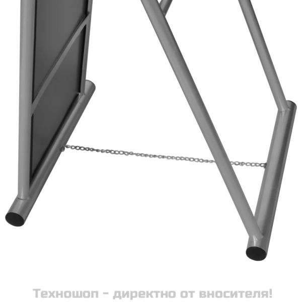 Огледало в цял ръст на стойка, правоъгълно, сиво