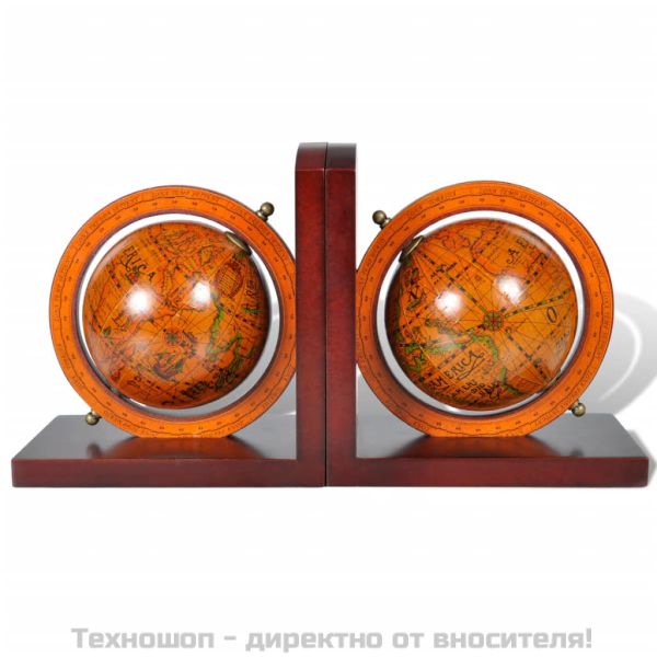 Стопери за книги, глобуси, 2 бр