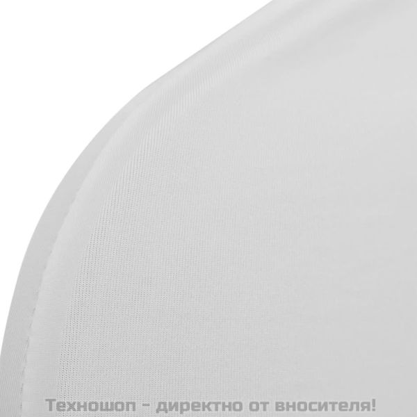 Еластични калъфи за столове, бели – 50 броя