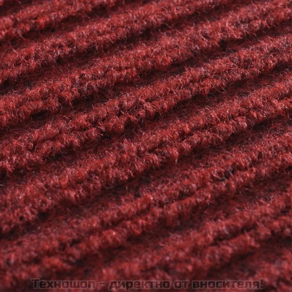 Изтривалка за входна врата от PVC, червена, 90 х 120 см