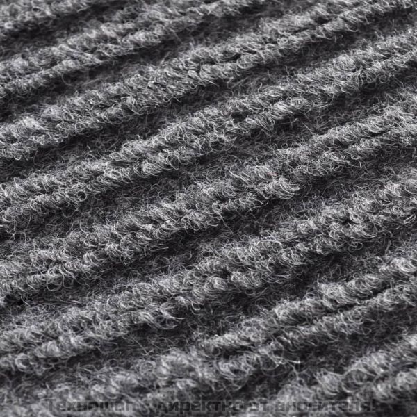 Изтривалка за входна врата от PVC, сива, 90 х 150 см