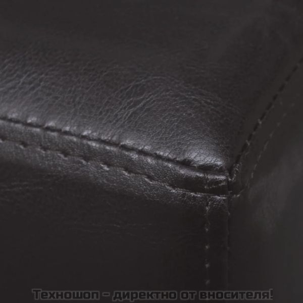 Пейка, 139,5 см, тъмнокафява, изкуствена кожа