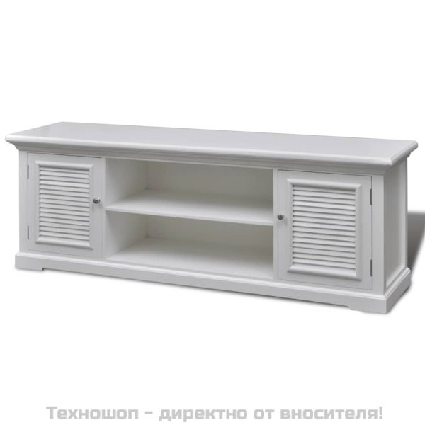 ТВ поставка, бяла, дърво