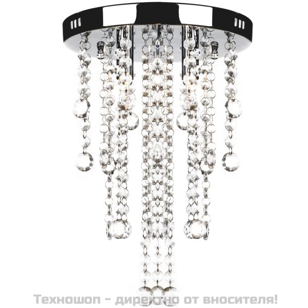 Лампа за таван с кристални орнаменти