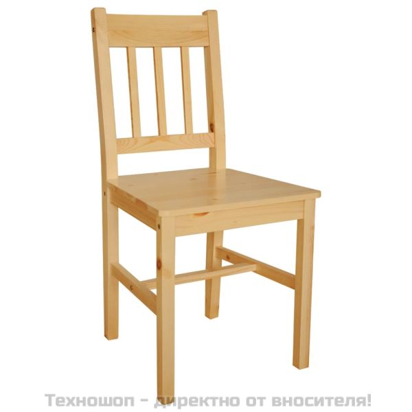 Трапезни столове, 4 бр, борова дървесина