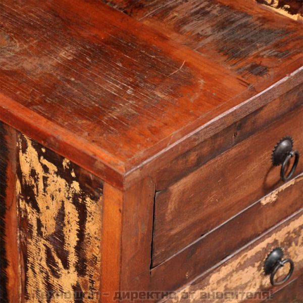 Hi-Fi шкаф / ТВ шкаф, регенерирано дърво масив