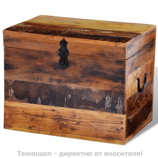 Кутия за съхранение от регенерирано дърво