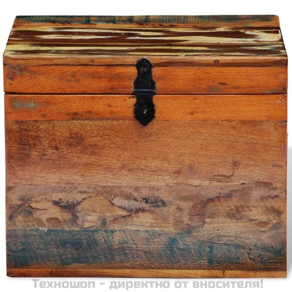 Кутия за съхранение от регенерирано дърво