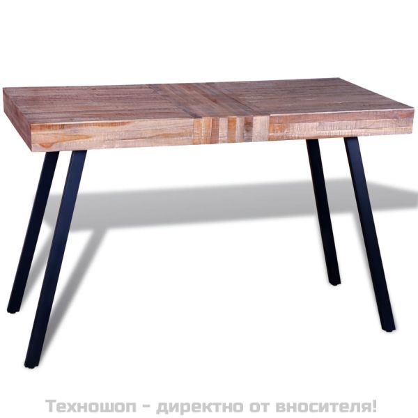 Маса от регенерирано тиково дърво