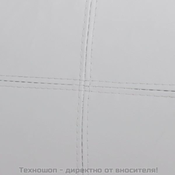 Секционен диван 3-местен изкуствена кожа бял