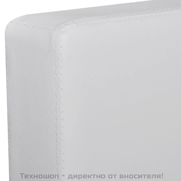 Секционен диван 3-местен изкуствена кожа бял