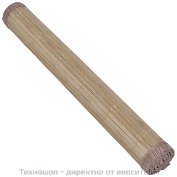 Бамбукови подложки за хранене 30 x 45 см, кафяви - 6 бр