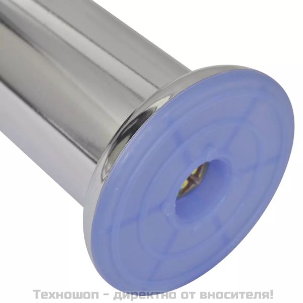 4 Кръгли крака за диван, хром, 180 мм