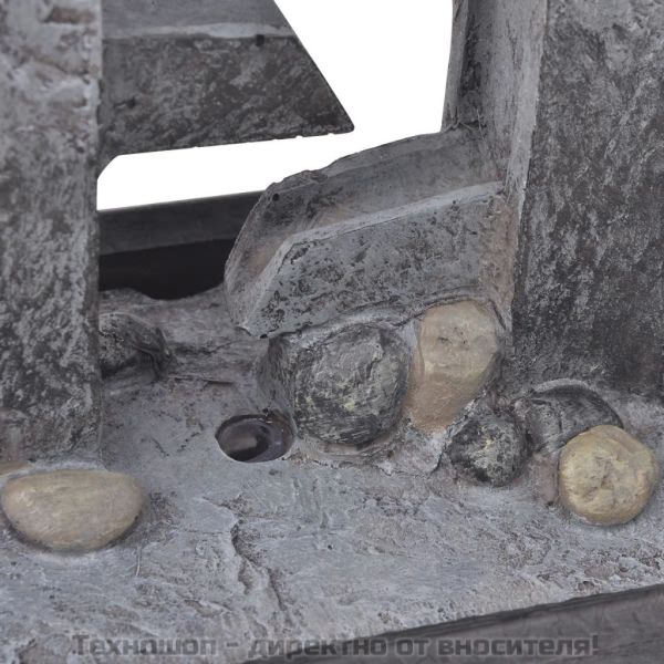 Вътрешен фонтан с LED осветление, полирезин