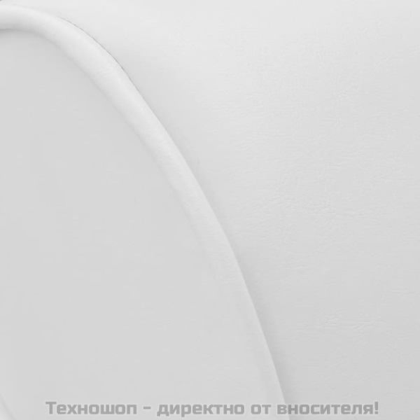 Кушетка, бяла, изкуствена кожа