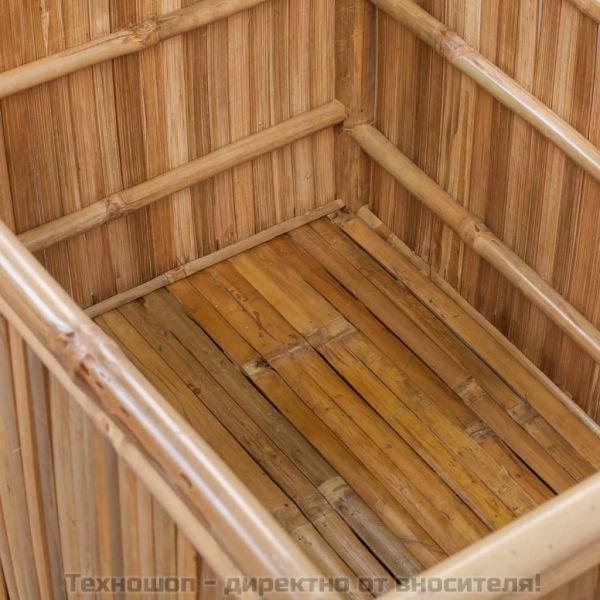 Бамбукови кутии за съхранение, 3 броя