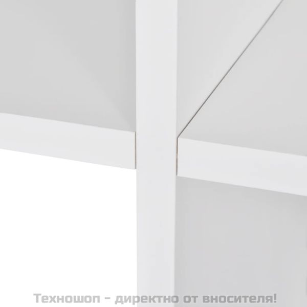 Стълбовидна библиотека/полица 107 см, бяла