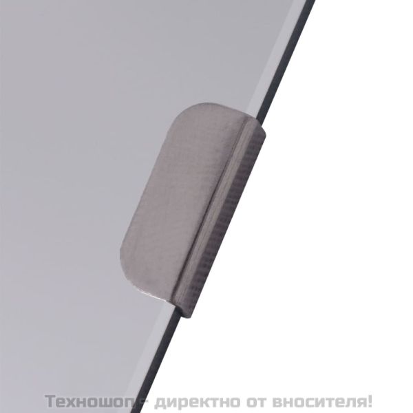 Огледални плочки без рамки, стъкло, 8 бр, 20,5 см