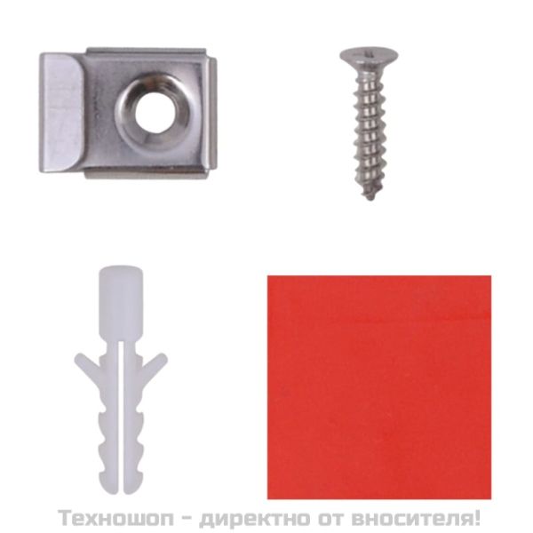 Огледални плочки без рамки, стъкло, 8 бр, 20,5 см