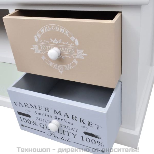 ТВ шкаф във френски стил, дърво