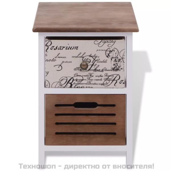 Нощни шкафчета, 2 бр, дърво