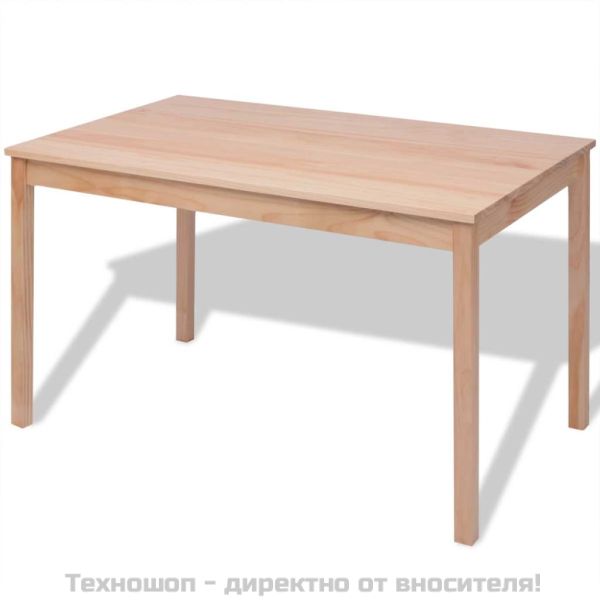 Трапезен комплект, 7 части, борово дърво