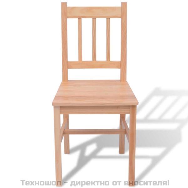 Трапезен комплект, 7 части, борово дърво