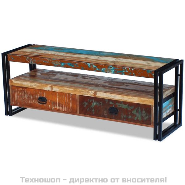 ТВ шкаф, регенерирано дърво масив