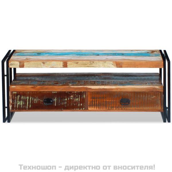 ТВ шкаф, регенерирано дърво масив