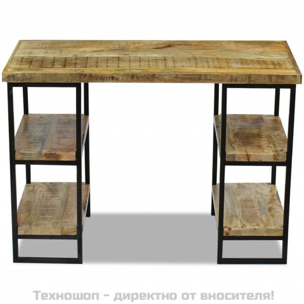 VidaXL Офис бюро, мангово дърво, 110x50x76 см