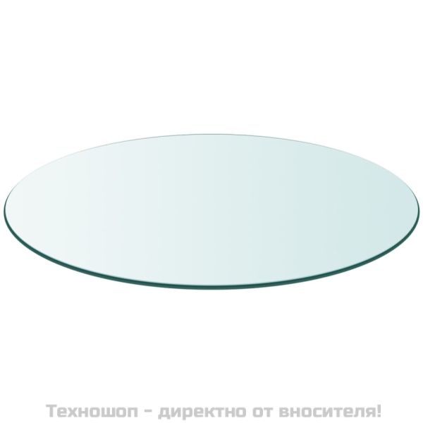 Темпериран стъклен плот за кръгла маса, 400 мм