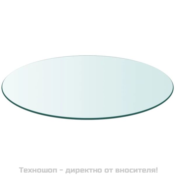 Темпериран стъклен плот за кръгла маса, 700 мм